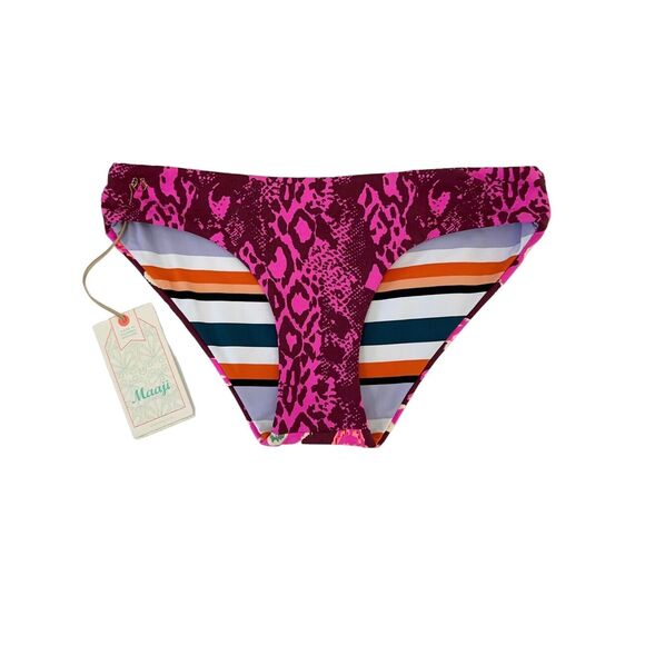 Maaji Reversible Sublime Bikini Bottoms Multicolored Women's Size X-Small XS - Picture 2 of 8